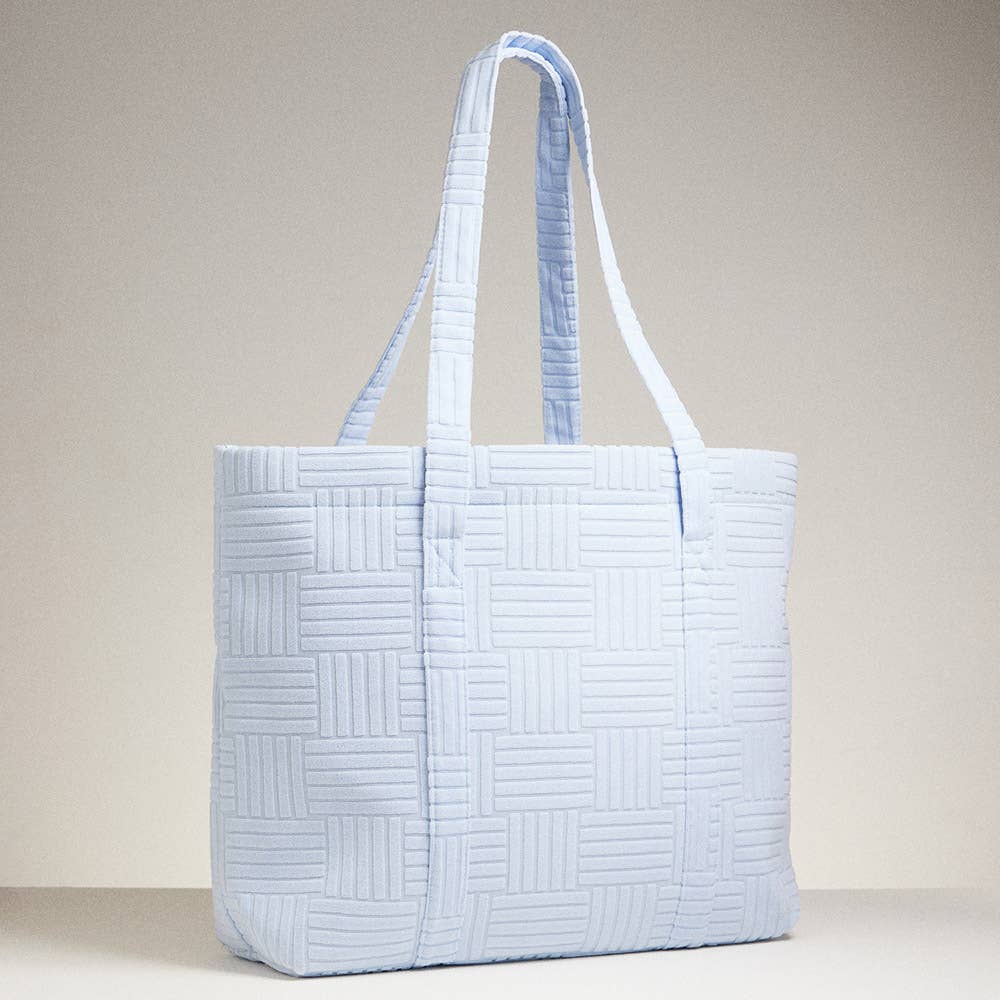 Grid Pattern Everyday Tote Bag