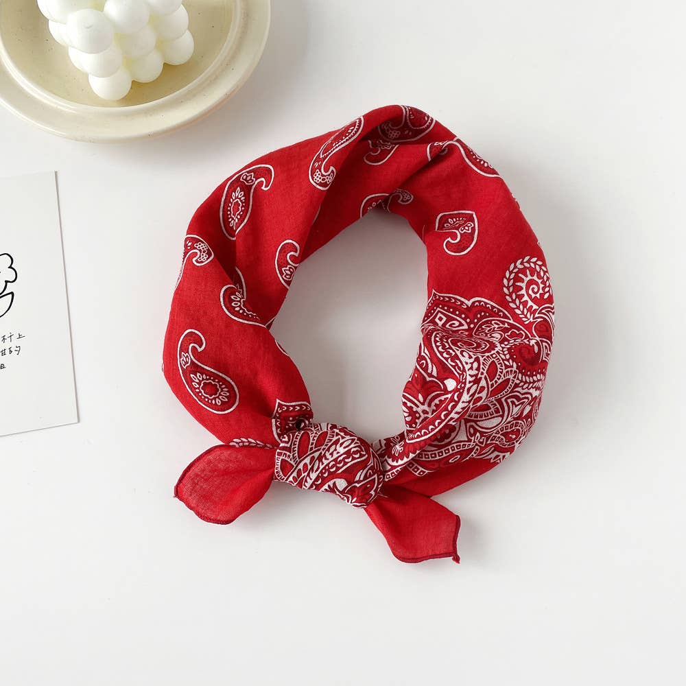 Navy plant bandana