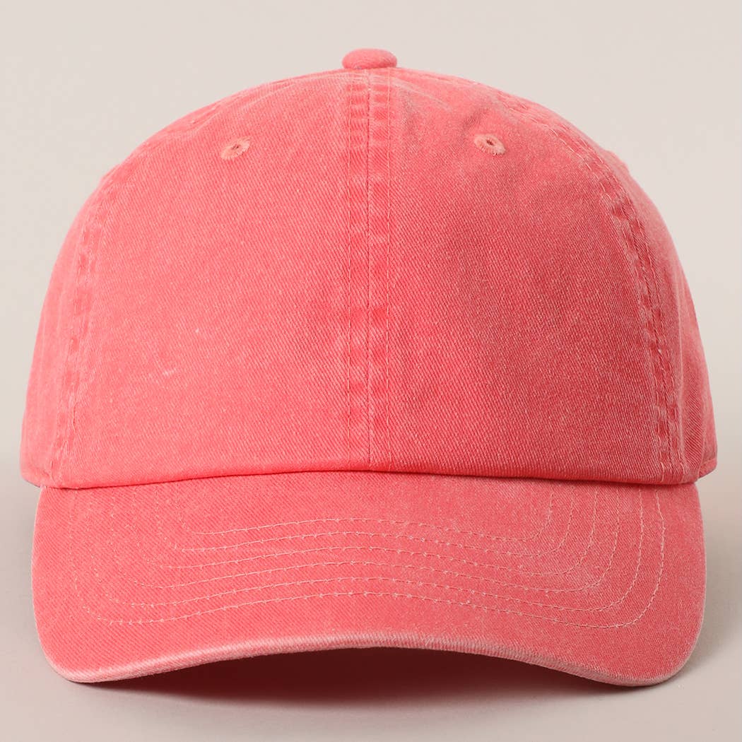 Pigment Dyed Cotton Baseball Dad Cap