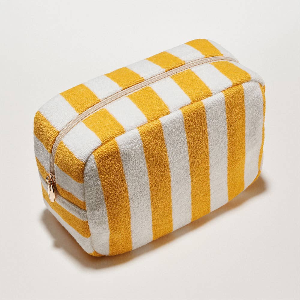 Striped Pattern Cosmetic Pouch Bag