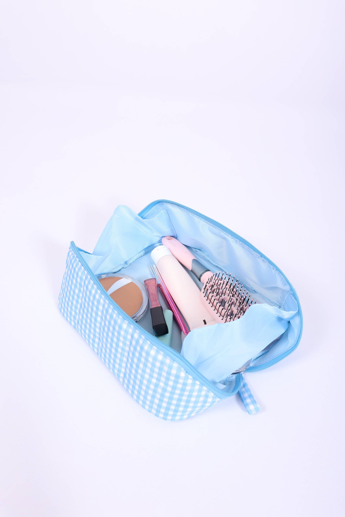 Gingham Glam Makeup & Toiletry Bag