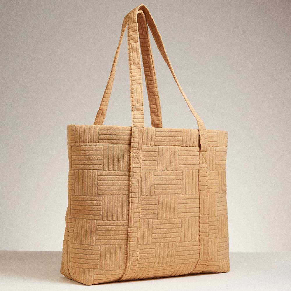 Grid Pattern Everyday Tote Bag
