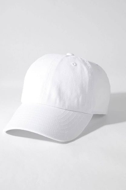 Kids Washed Low Profile Cotton Baseball Cap