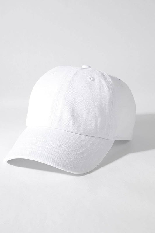 Kids Washed Low Profile Cotton Baseball Cap
