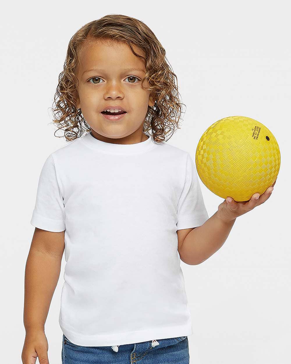 Rabbit Skins Toddler Fine Jersey Blank T-Shirt 2T-7 | 3321