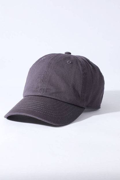 Kids Washed Low Profile Cotton Baseball Cap