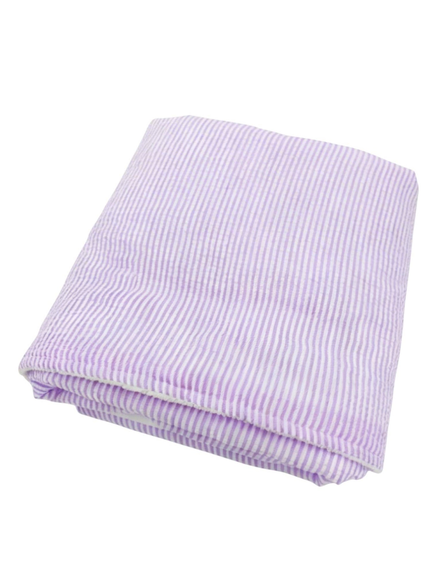 Seersucker beach towel for kids