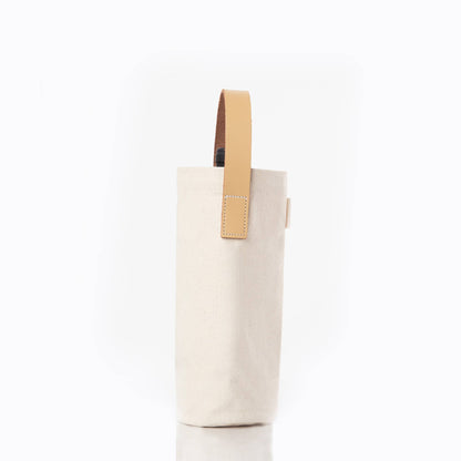 Leather-Grip Wine Carrier