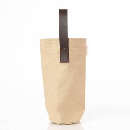 Leather-Grip Wine Carrier
