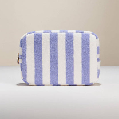 Striped Pattern Cosmetic Pouch Bag