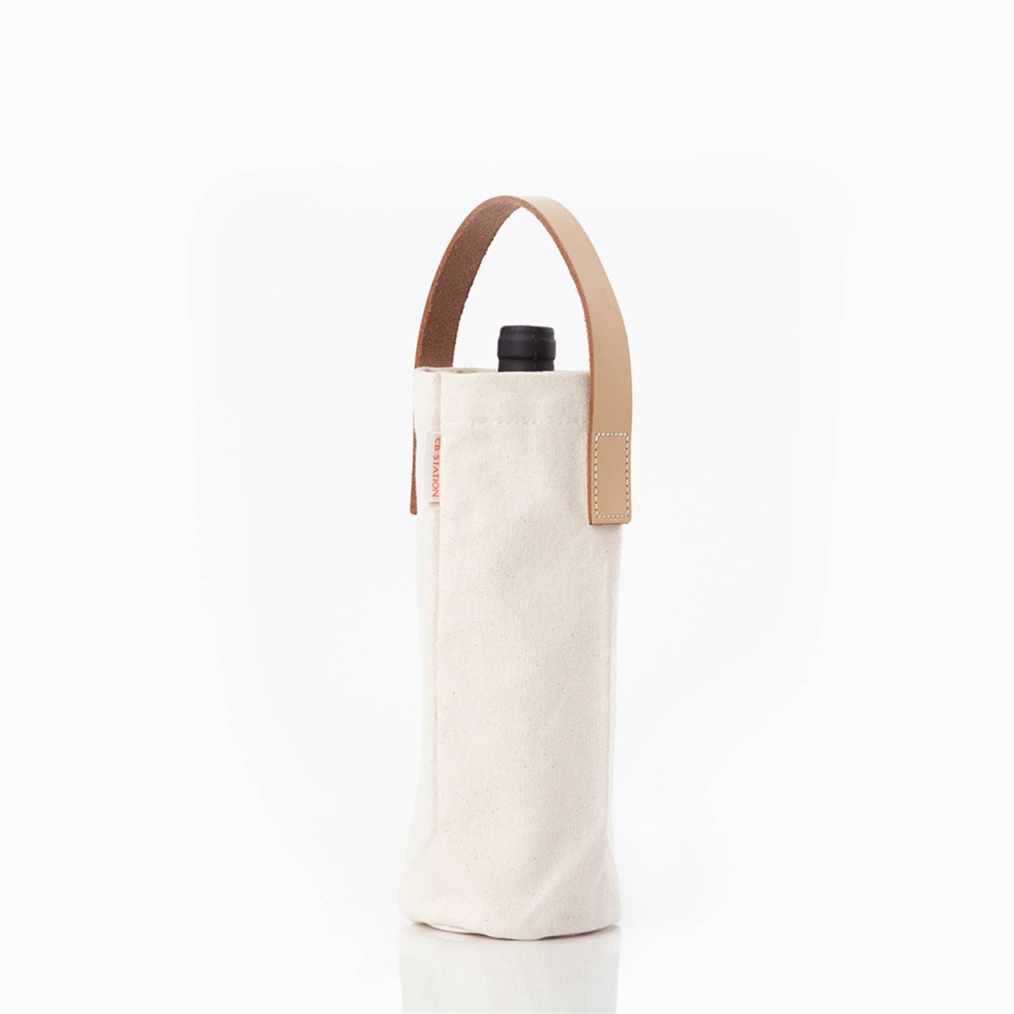 Leather-Grip Wine Carrier