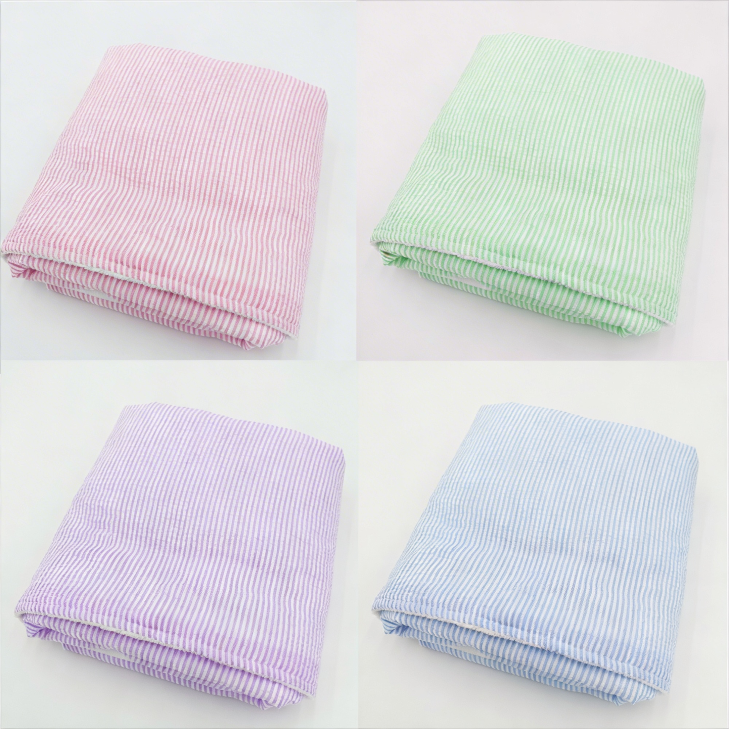 Seersucker beach towel for kids
