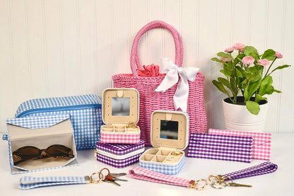 Gingham Glam Makeup & Toiletry Bag
