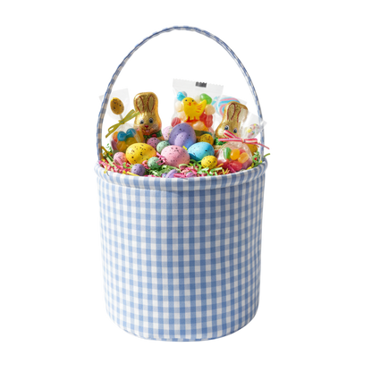 Gingham Easter Halloween Basket For Boys and Girls