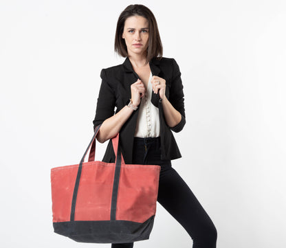 Waxed Large Classic Tote