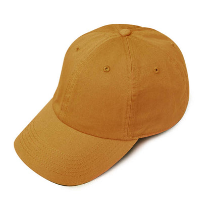 Plain Solid Stone Washed Adjustable Dad Cap