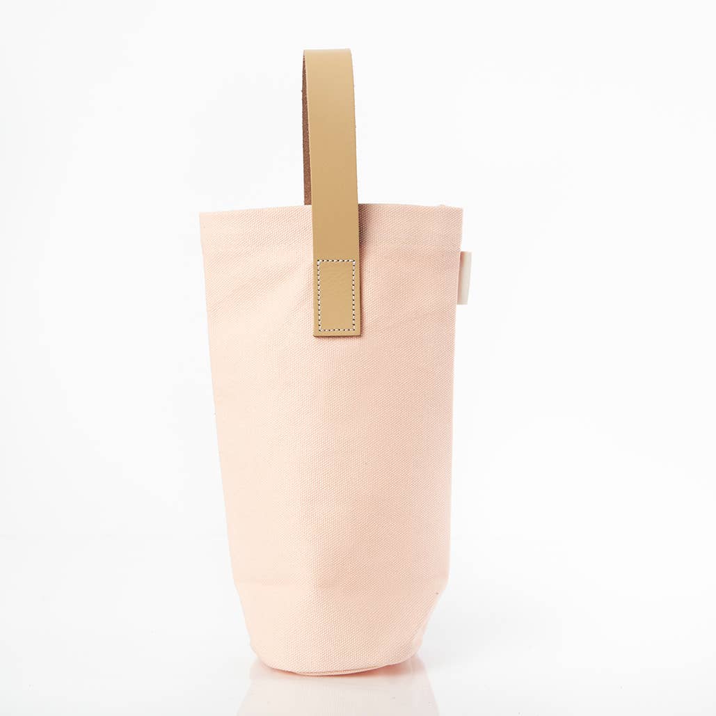 Leather-Grip Wine Carrier