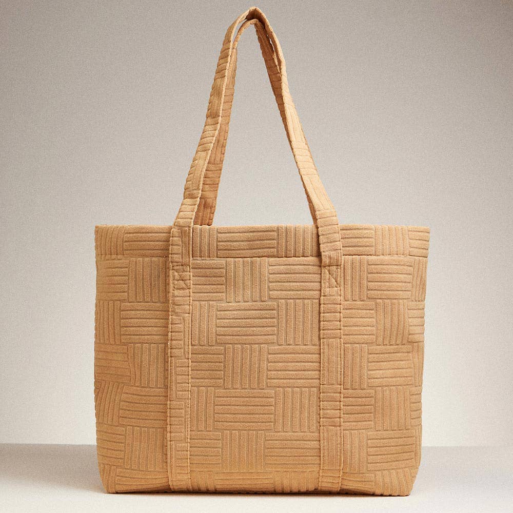 Grid Pattern Everyday Tote Bag
