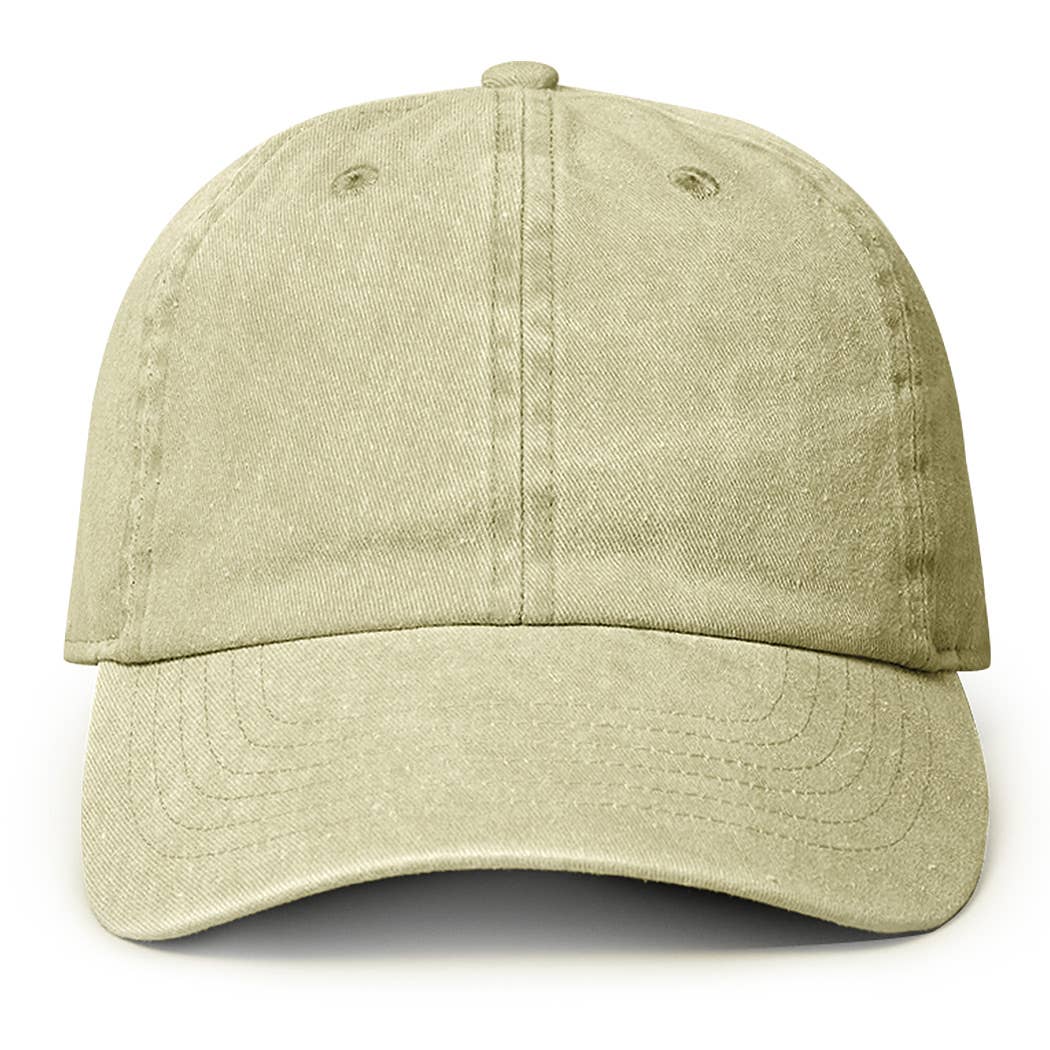 Pigment Dyed Cotton Baseball Dad Cap