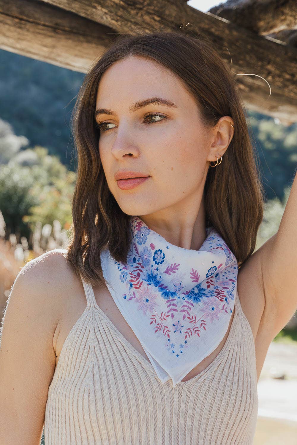 💐 Floral Print Bandana for Women - Best-Selling Style