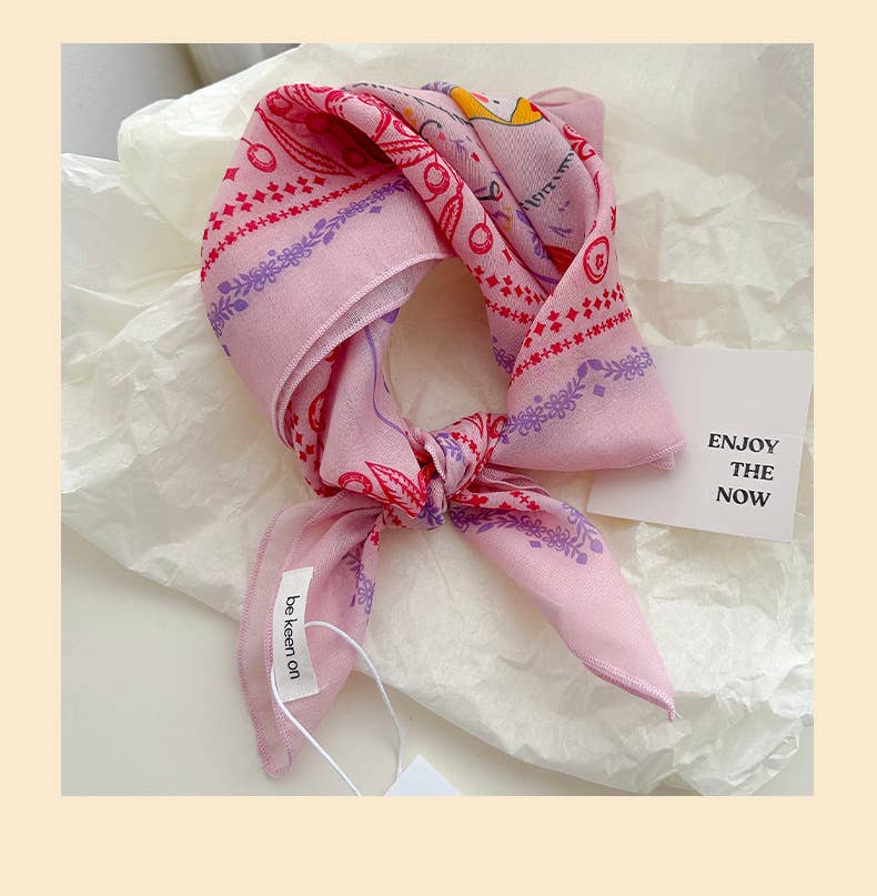 Floral Bandana Square