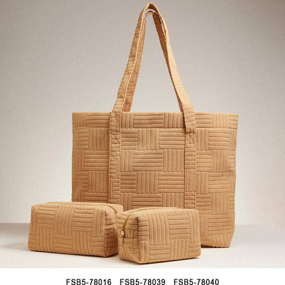 Grid Pattern Everyday Tote Bag