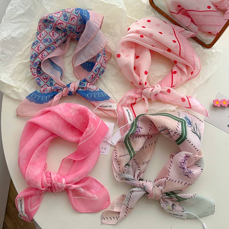Floral Bandana Square