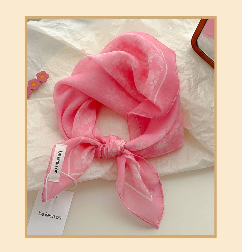 Floral Bandana Square