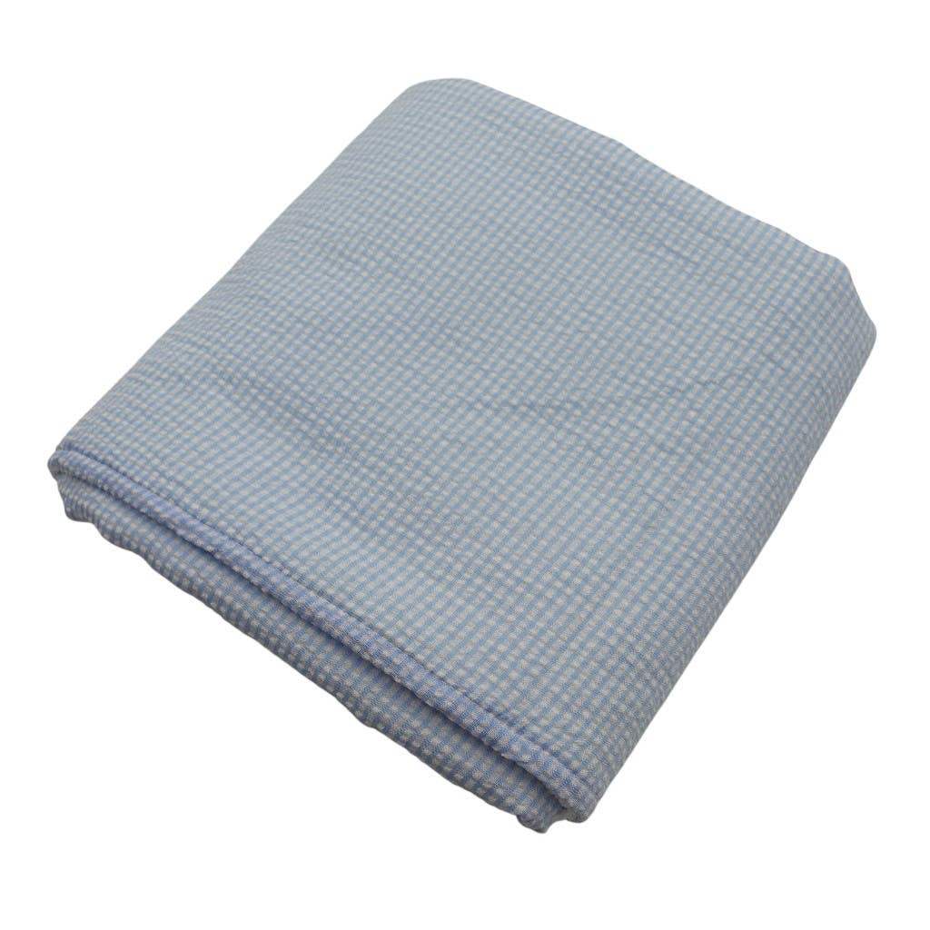 Seersucker beach towel for kids