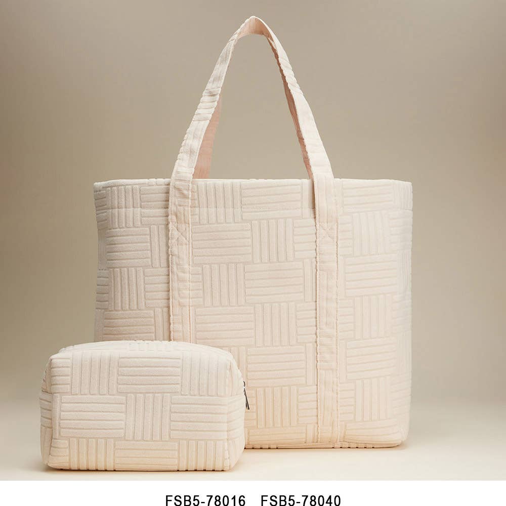 Grid Pattern Everyday Tote Bag