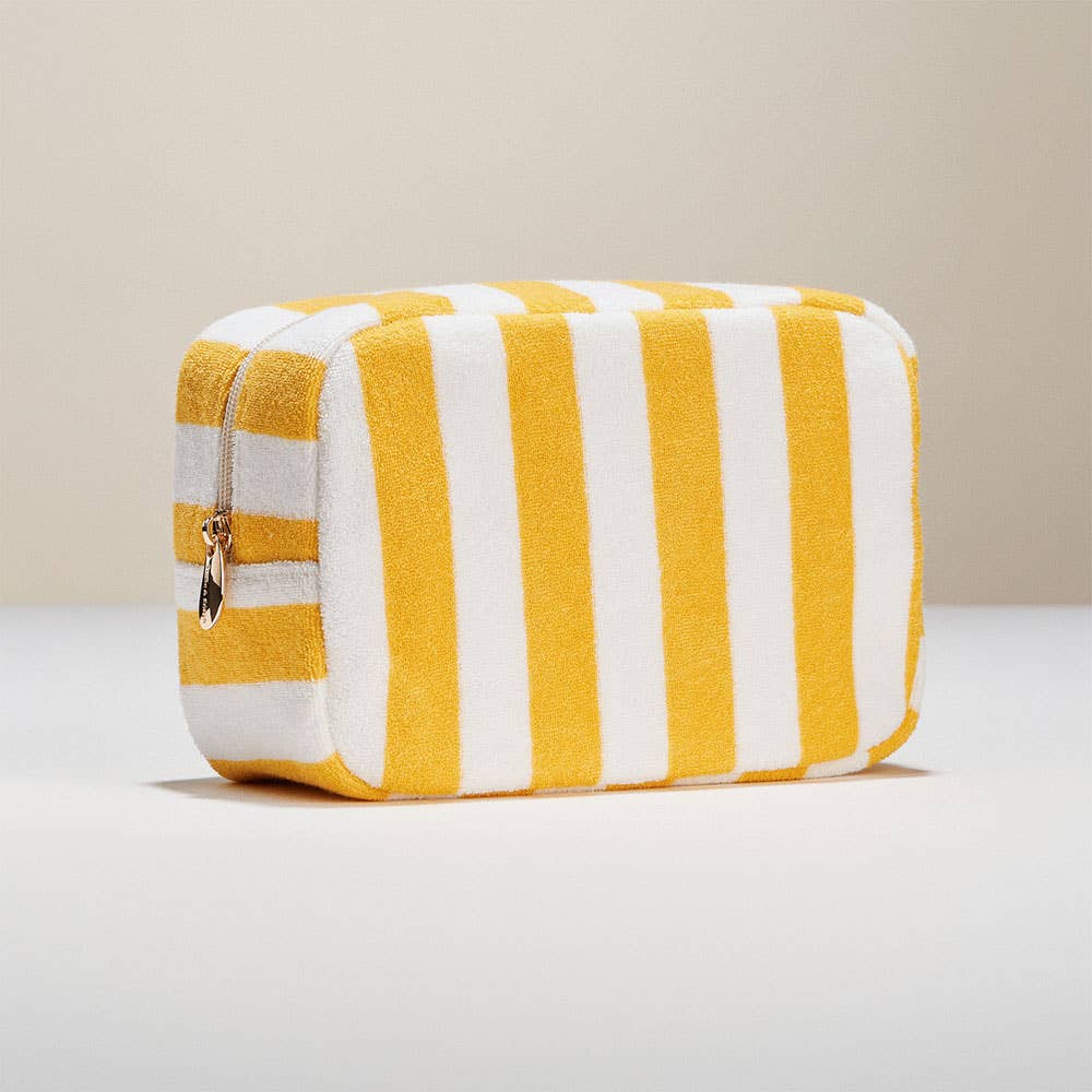Striped Pattern Cosmetic Pouch Bag
