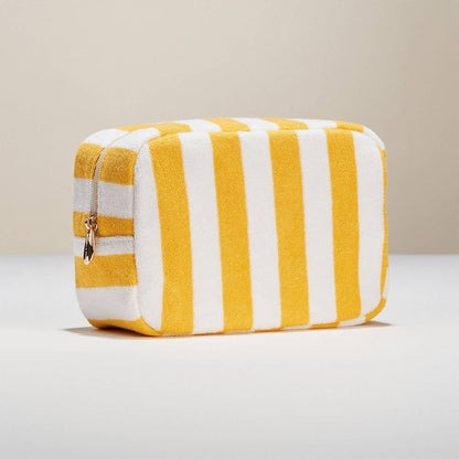 Striped Pattern Cosmetic Pouch Bag
