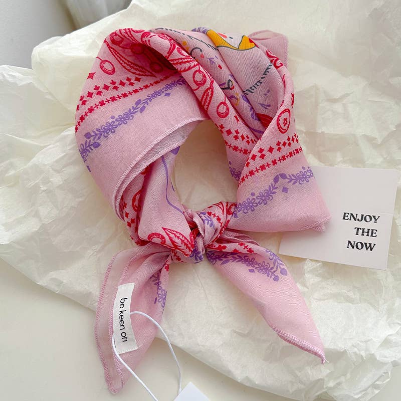 Floral Bandana Square