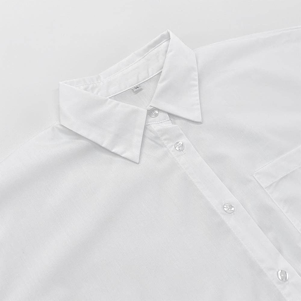 Oversized White Button Down Shirt