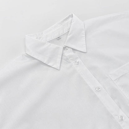 Oversized White Button Down Shirt
