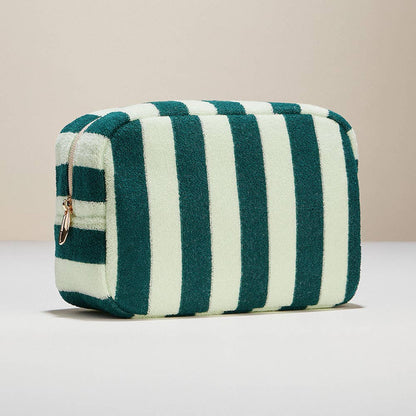 Striped Pattern Cosmetic Pouch Bag