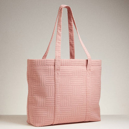 Grid Pattern Everyday Tote Bag