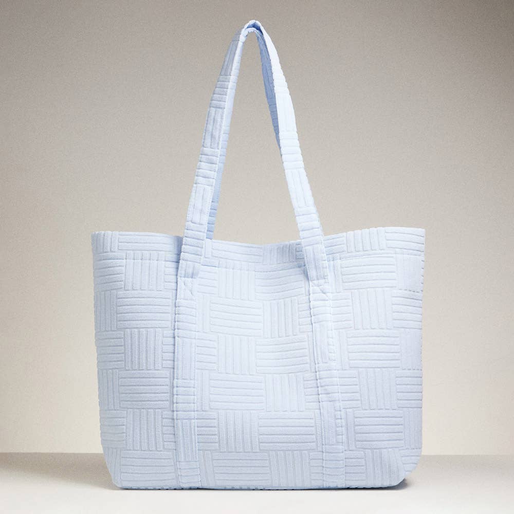 Grid Pattern Everyday Tote Bag