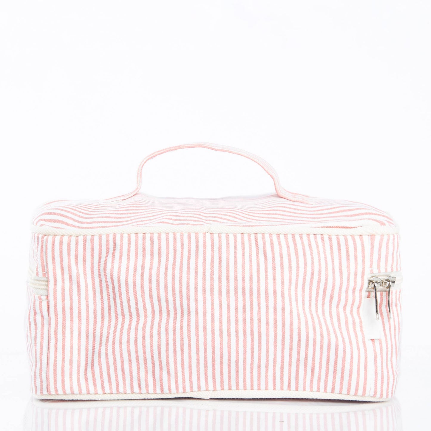 Stripes Train Case Pouch
