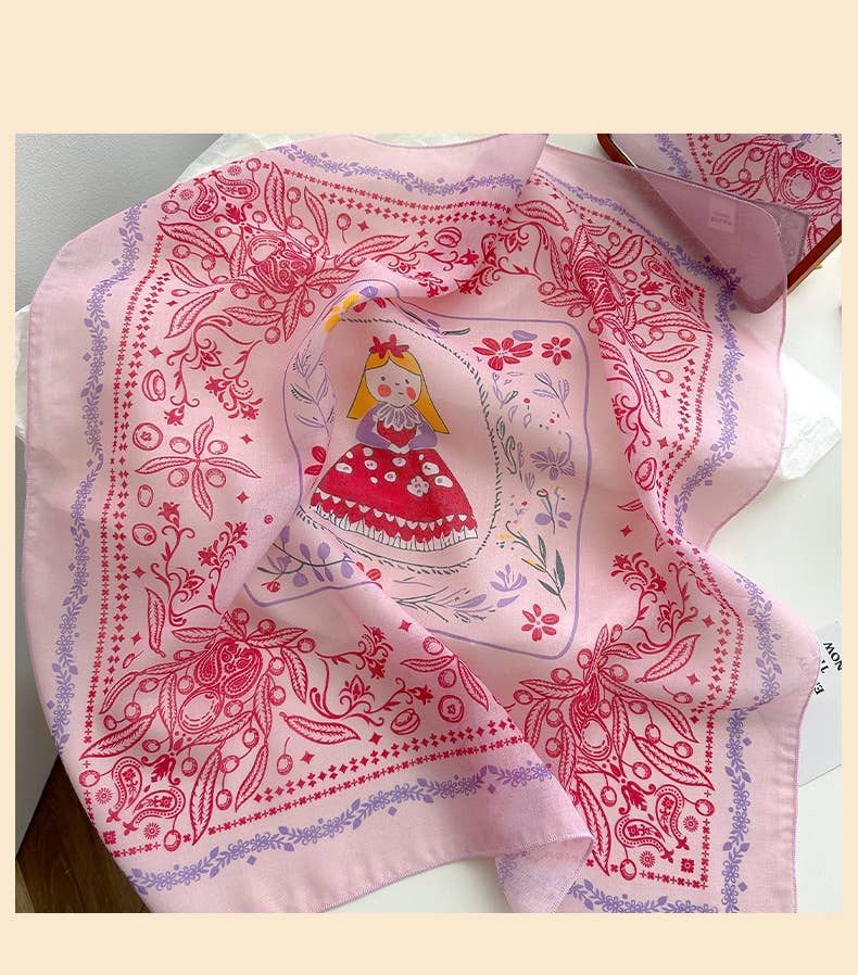 Floral Bandana Square