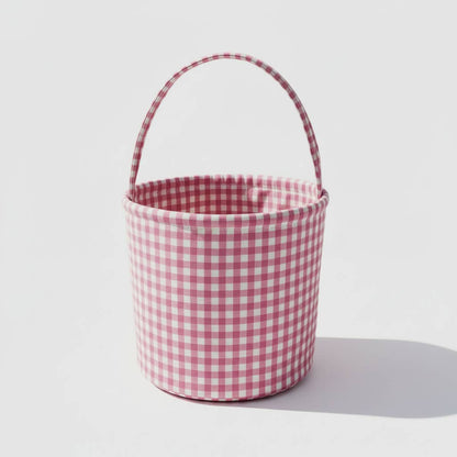 Gingham Easter Halloween Basket For Boys and Girls