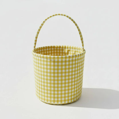 Gingham Easter Halloween Basket For Boys and Girls