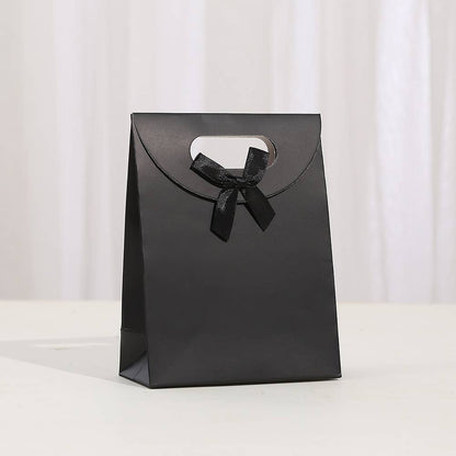 3 Colors Self Seal Flip Top Kraft Paper Bag w/ Ribbon Bow