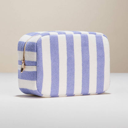 Striped Pattern Cosmetic Pouch Bag