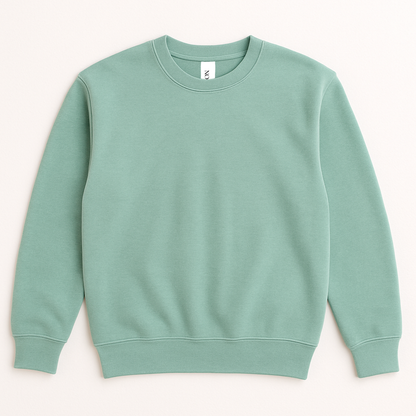Youth Crewneck Sweatshirt – Sublimation Blank (Sandstone, Rosé, Seafoam)