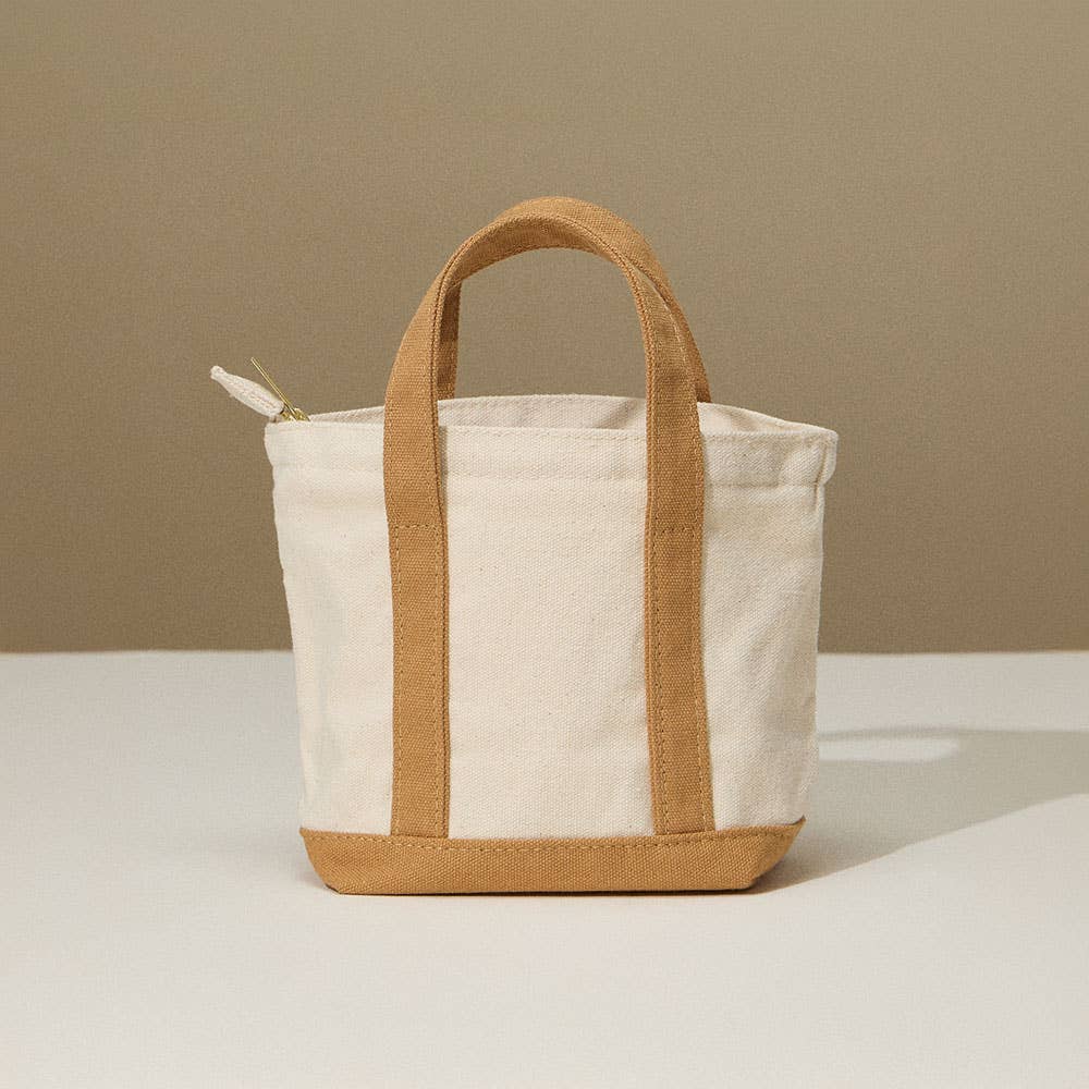 Mini Multi Purpose Compact Canvas Tote Bag