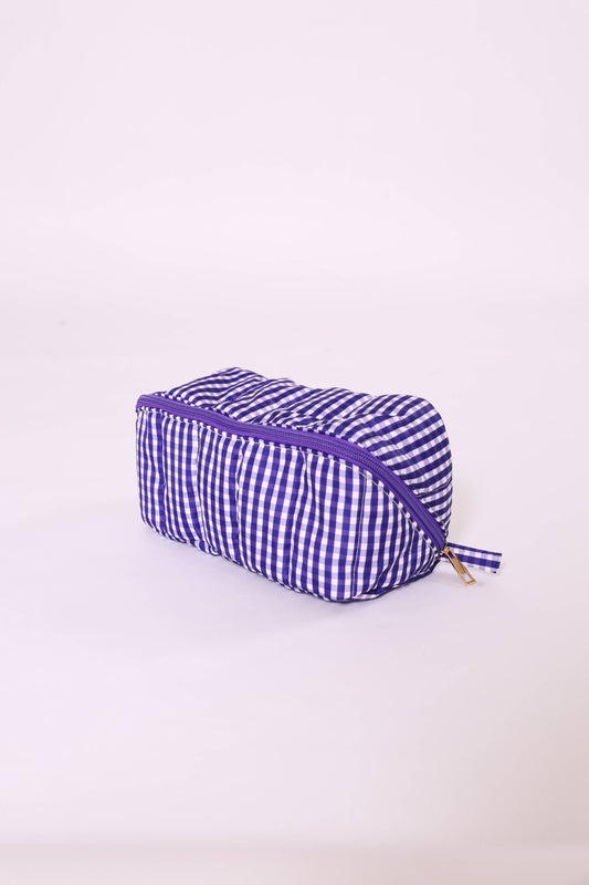 Gingham Glam Makeup & Toiletry Bag
