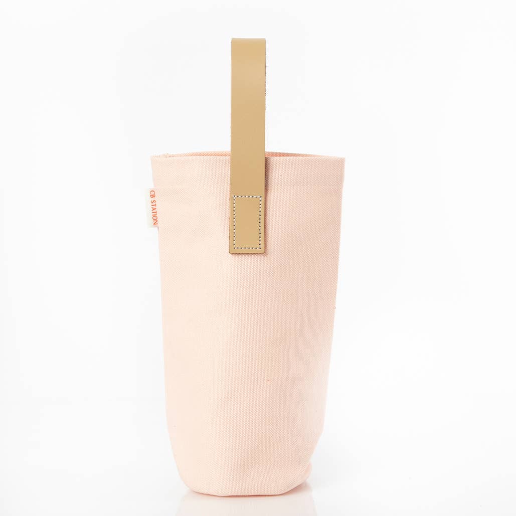 Leather-Grip Wine Carrier