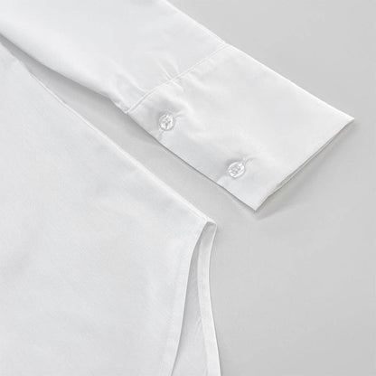 Oversized White Button Down Shirt