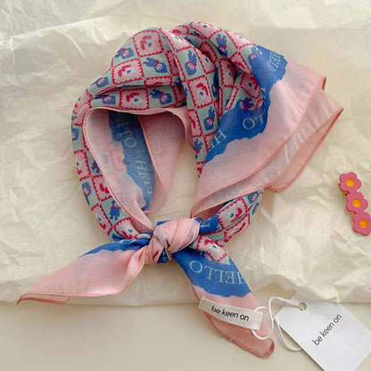 Floral Bandana Square